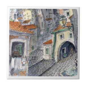 Carreau tuile Alfama de Lisbonne