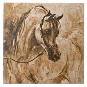 Carreau Tuile Arabe de cheval