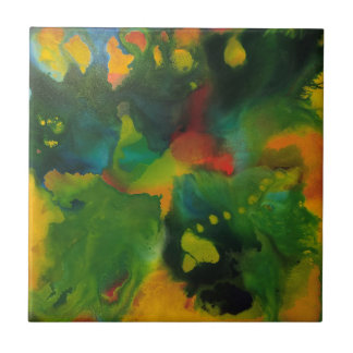 Carreau Tuile avec Johnson Abstrait Artwork