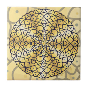 Carreau Tuile céleste de Sun