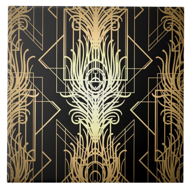 Carreau Tuile céramique des années 1920 (Devant)