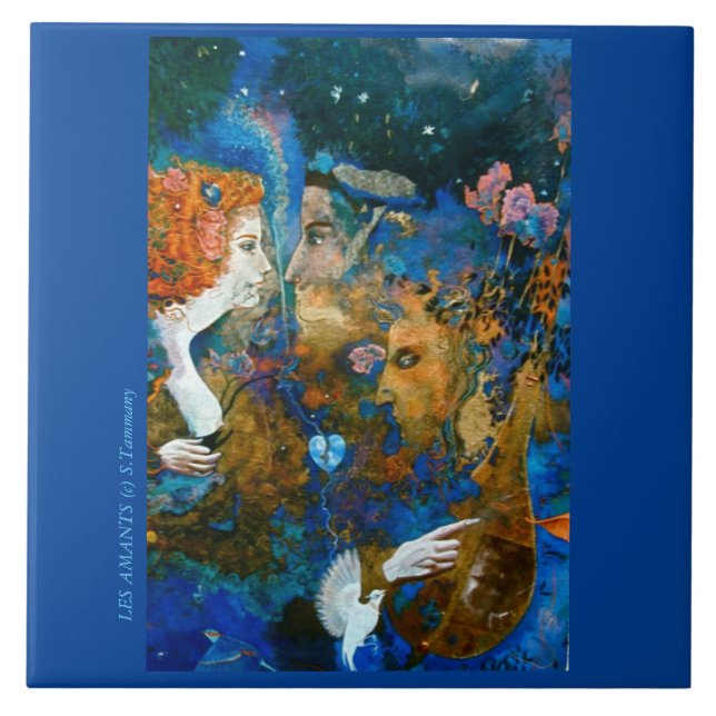 Carreau Tuile d'amants (Devant)