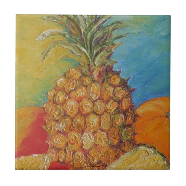Carreau Tuile d'ananas (Devant)