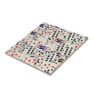 Carreau Tuile de cartes de jeu