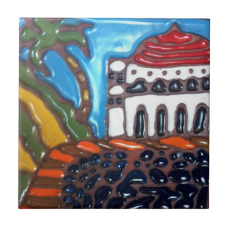 Carreau Tuile de casino d'île de Catalina par, J.Titchenal