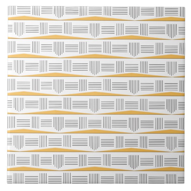 Carreau Tuile de céramique Art déco Urban Sunrise (Devant)