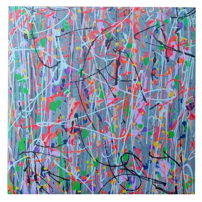 Carreau Tuile de céramique Twisted Sister 6 x 6 (Devant)