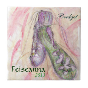 Carreau Tuile de chaussures douces irlandaises