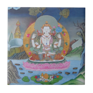 Carreau Tuile de Chenrezig