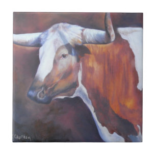 Carreau Tuile de Chisholm Longhorn
