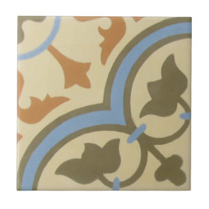 Carreau Tuile de ciment d'Encaustic de reproduction sur en