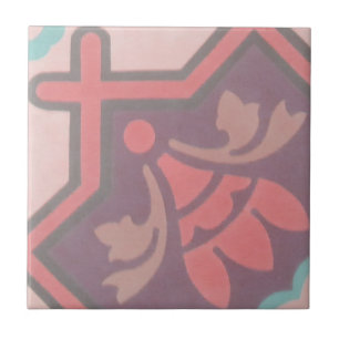 Carreau Tuile de ciment d'Encaustic de reproduction sur en
