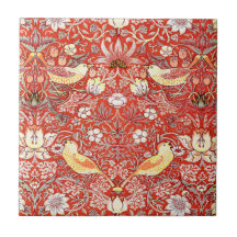 Tuile de Crimson Strawberry Thief