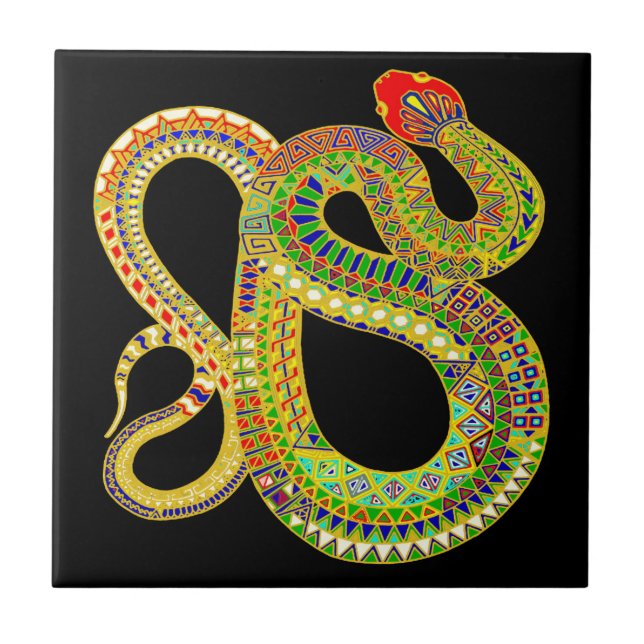 Carreau Tuile de crotlesnake sud-ouest (Devant)