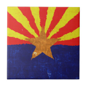 Carreau Tuile de DRAPEAU de l'ARIZONA