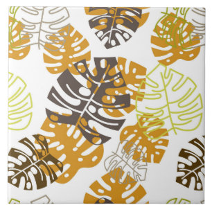 Carreau tuile de feuilles d'automne