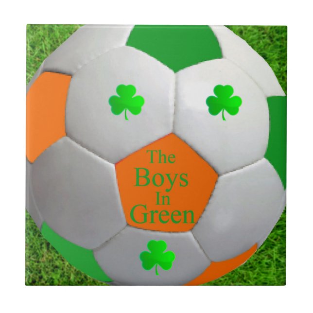 Carreau Tuile de football irlandaise (Devant)