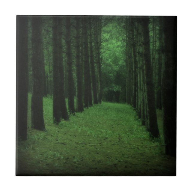 Carreau Tuile de forêt enchantée (Devant)