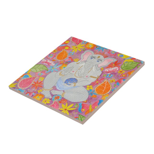 Carreau Tuile de Ganesh (Côté)