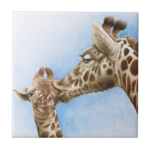 Carreau Tuile de girafe et de veau