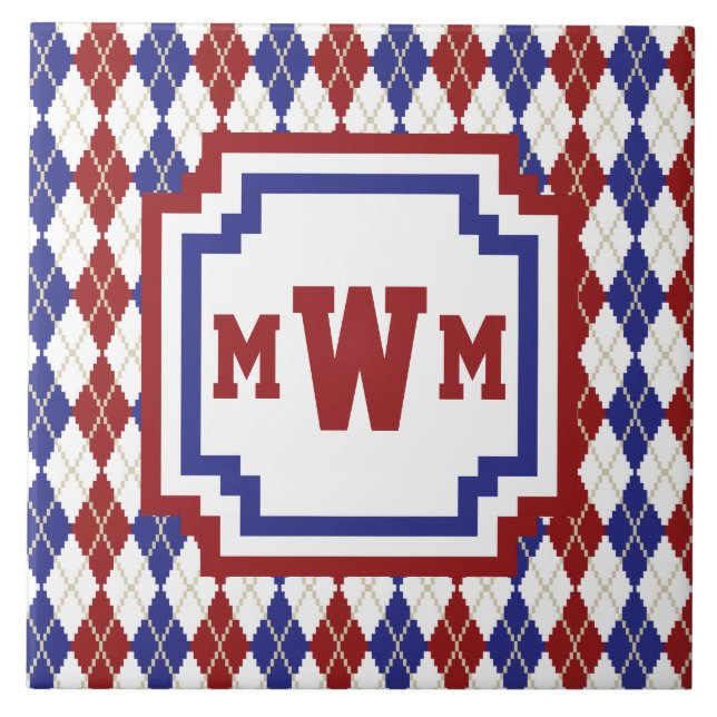 Carreau Tuile de Jacquard Americana (Devant)