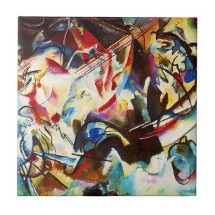 Carreau Tuile de la composition VI en Kandinsky