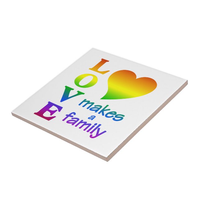 Carreau Tuile de la famille Rainbow (Côté)
