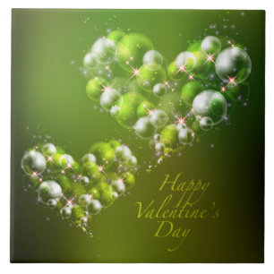 Carreau Tuile de la heureuse Sainte-Valentin 19