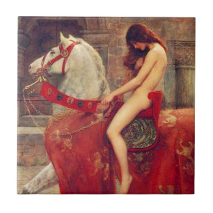 Carreau Tuile de Lady Godiva