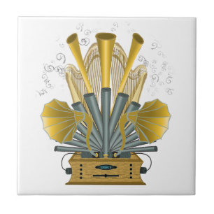 Carreau Tuile de machine à musique