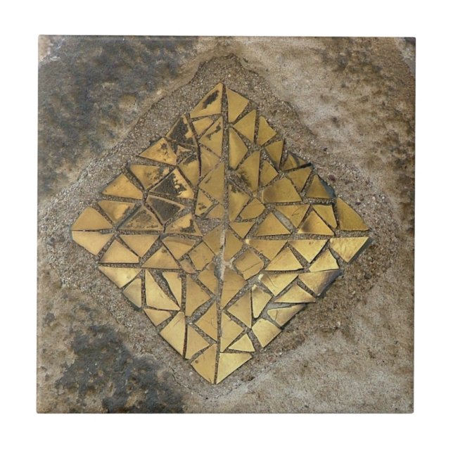 Carreau Tuile de mosaïque de Gaudi (Devant)