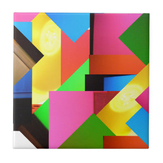 Carreau Tuile de mosaïque multi de couleur