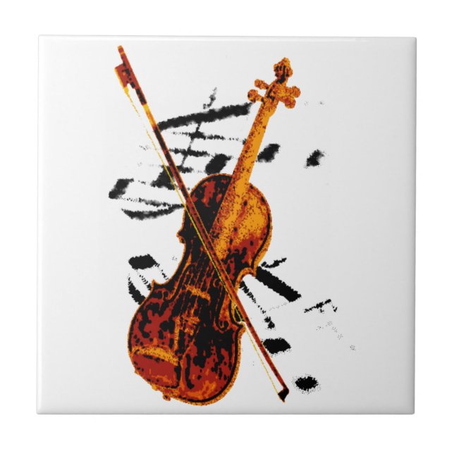 Carreau Tuile de violon (Devant)