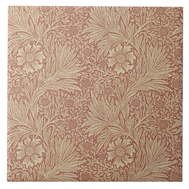 Carreau Tuile de William Morris Marigold Repro Arts & Craf (Devant)