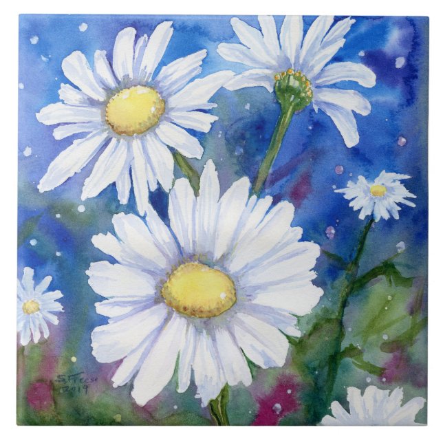 Carreau Tuile décorative d'accent de "Shastas et (Devant)