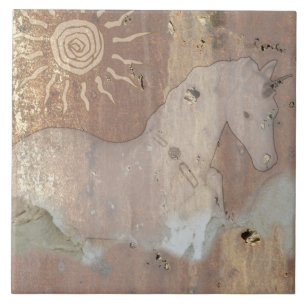 Carreau Tuile décorative de licorne