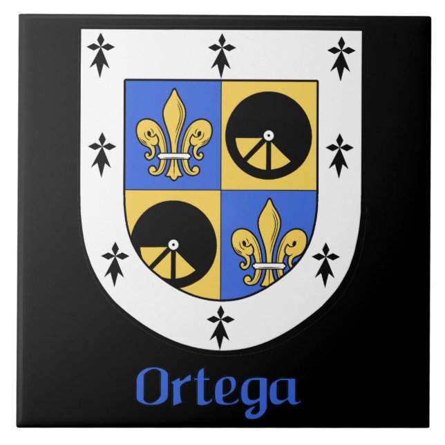 Carreau Tuile décorative Ortega Family Shield (Devant)