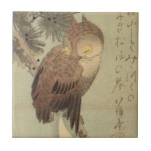 Carreau Tuile d'Ichiryusai Hiroshige