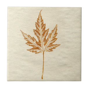 Carreau Tuile d'impression de nature de feuille d'érable