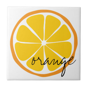 Carreau Tuile d'orange d'agrume d'été