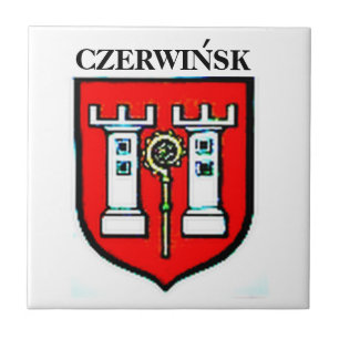 CARREAU TUILE DU CREST DE FAMILLE DE CZERWINSK
