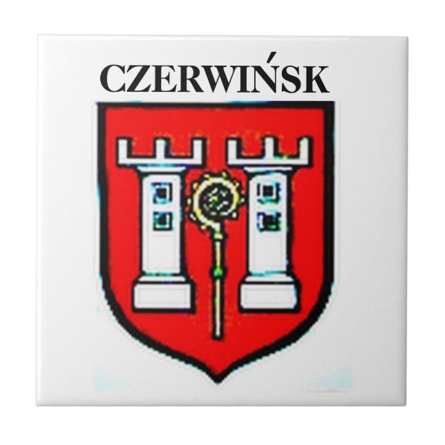 CARREAU TUILE DU CREST DE FAMILLE DE CZERWINSK (Devant)