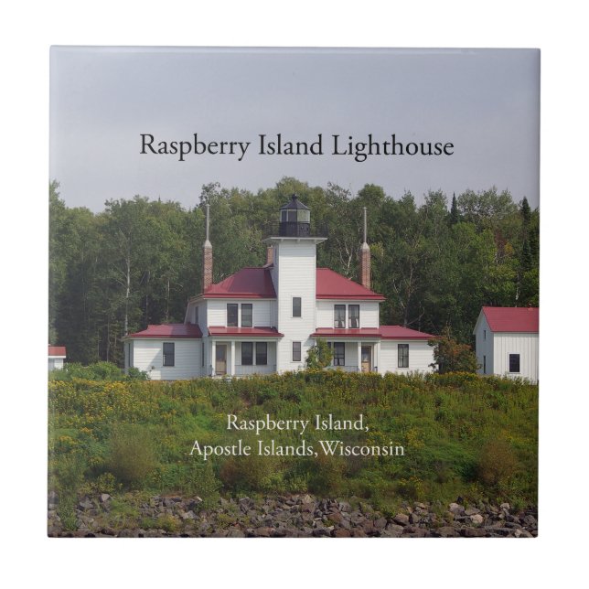 Carreau Tuile du phare de Raspberry Island (Devant)