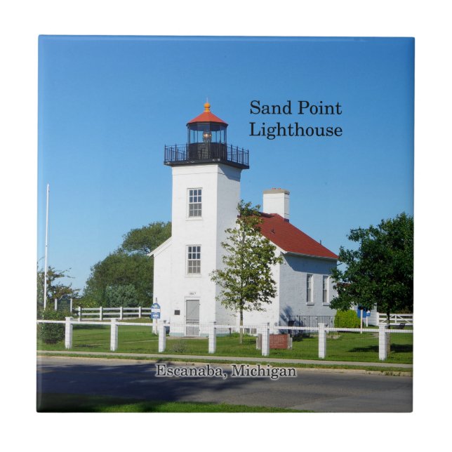 Carreau Tuile du phare de Sand Point (Devant)