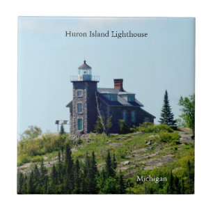 Carreau Tuile du phare d'Huron Island