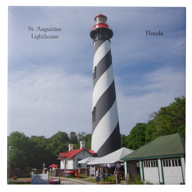 Carreau Tuile du phare Saint Augustine (Devant)