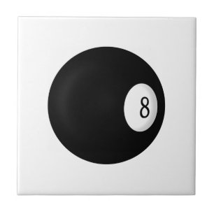 Carreau Tuile en céramique à huit balles Billiard