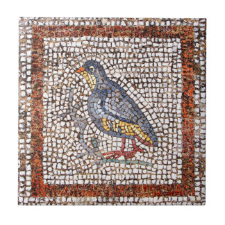 Carreau Tuile en céramique de trépied de mosaïque d'oiseau