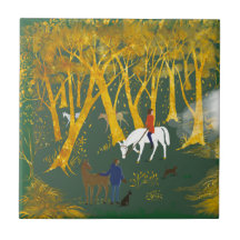 Tuile en céramique décorative