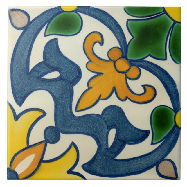 Carreau Tuile en céramique décorative espagnole de photo (Devant)